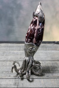 PEWTER SQUID WITH SHELL [374311]