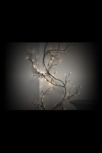  90" WILLOW VINE WITH 144 WARM WHITE LEDS TWINKLE/TIMER OPTION [184165] 