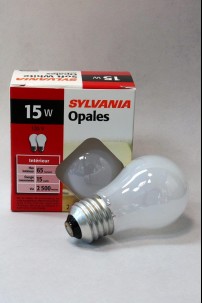 RECOMMENDED 15W BULB FOR THE ILLUMINATED SHELL COLLECTION. THIS ITEM IS AVAILABLE AT MOST HOME STORES:HOME DEPOT OR LOWE'S