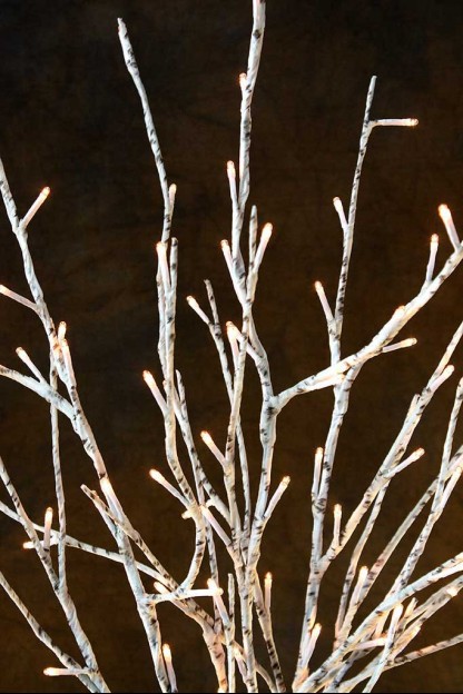 OUT OF STOCK   40” BIRCH BRANCH WITH 96 WARM WHITE LEDS [184158] 