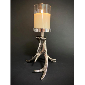 TANGLED ANTLER CANDLE HOLDER 7"W, 8"H
