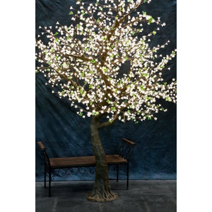 2120 LIGHT 9' BLOSSOM TREE, WARM WHITE LED'S, NATURAL TRUNK *SHIPS PALLET ONLY*