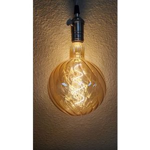GOLD LED BULB, 7.6x7.6x10.25", 4W