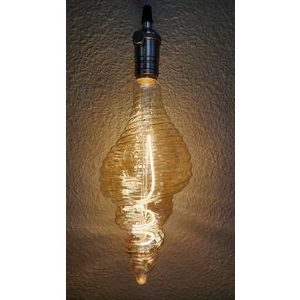 GOLD LED BULB, 6.10x6.10x13.40", 4W