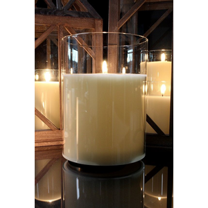 RADIANCE LG. PILLAR CANDLE, SIMPLY IVORY 5.75x7.75"