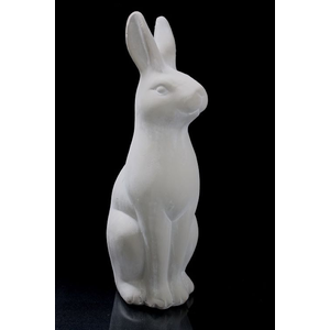 TERRACOTTA RABBIT, 5.25x3.75x13.75"H