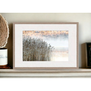FROSTED RIVERSIDE FRAMED & GLAZED 27.5x20"