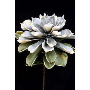 GREY/GREEN FOAM FLOWER 27"H x 11"D