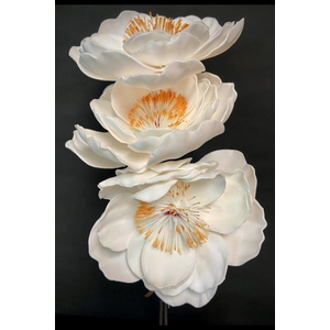 WHITE FOAM FLOWER 35X15"