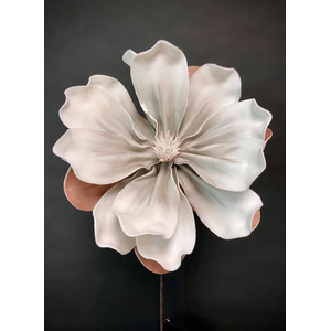 WHITE/BRN FOAM FLOWER 28X22"