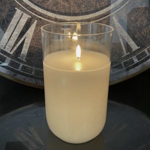 RADIANCE SILHOUETTE CANDLE, SIMPLY IVORY 4.75x6"