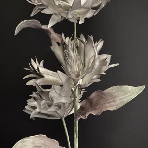 DUSTY BLUE FOAM FLOWER 39x21"