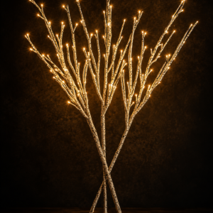 96 LIGHT BIRCH BRANCH W LEDS