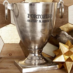 ALUM WINE COOLER 16"W, 18"H