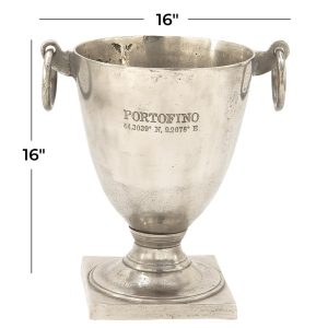ALUM WINE COOLER 16"W, 18"H