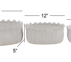BOTANICAL BLISS PLANTERS S/3 10", 12", 16"W