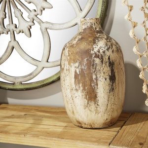 TERRACOTTA VASE 10"W, 17"H