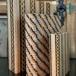 S/3 BOOK BOXES-NEUTRAL