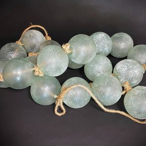 63" GLASS GARLAND - FROSTED SEA GLASS