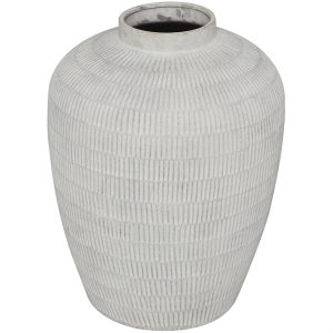 STONEWASH CERAMIC VASE 15"W, 19"H
