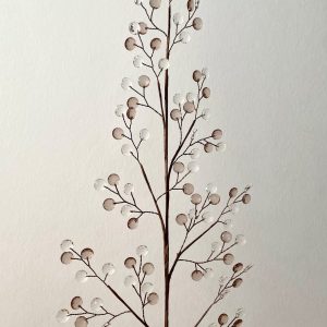 100 CT FACETED SPRAY - CLEAR/SMOKE