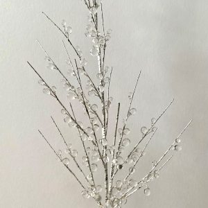 36" BIRCH CRYSTAL SPRAY