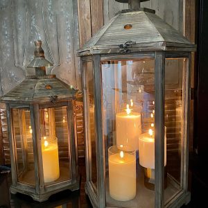 RADIANCE PILLAR CANDLE, SIMPLY IVORY 3.5x5"