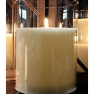 RADIANCE LG. PILLAR CANDLE, SIMPLY IVORY 5.75x9.75"