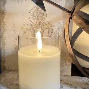 RADIANCE PILLAR CANDLE, SIMPLY IVORY 3x4"
