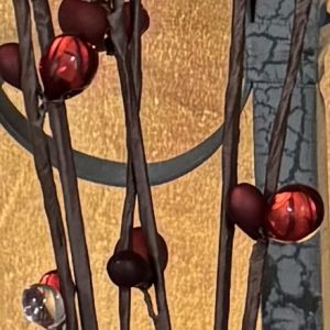 CRYSTAL SPRAY BEADED 50 CT BURGUNDY