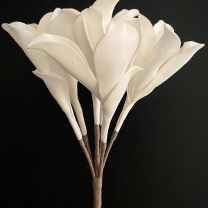 WHITE FOAM FLOWER 35.5"
