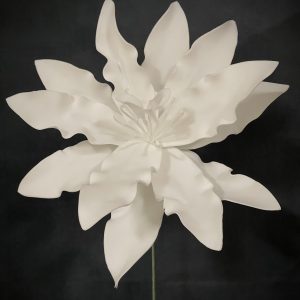 WHITE FOAM FLOWER 30"Lx16"D