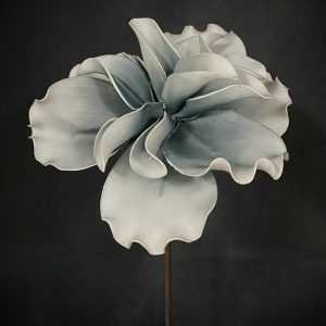 SEA BLUE FOAM FLOWER 19"Lx10"D