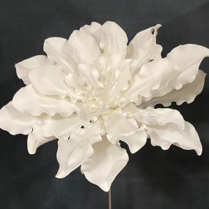 LARGE WHITE FOAM FLOWER 25"Lx22"D