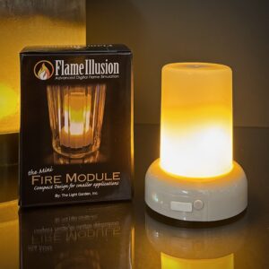 MINI FLAME ILLUSION 2.75"Wx3.5"H
