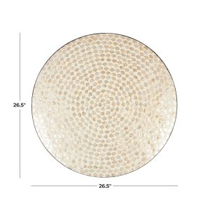 SHELL INLAY WALL DECOR 27"D *SHIPS PALLET ONLY*