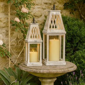 S/2 VILLA LANTERNS *SHIPS PALLET ONLY*