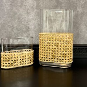 WOVEN WHISPER VASE 6.5WX6"H