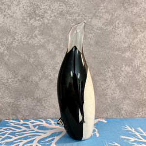 ARCTIC ACCENT PENGUIN FIGURINE 4"DX13"H