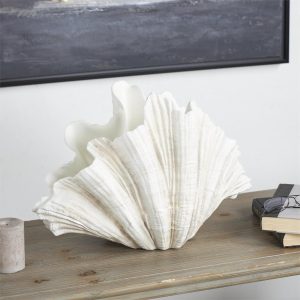 SHORELINE SHELL VASE 21.25 X 13.75