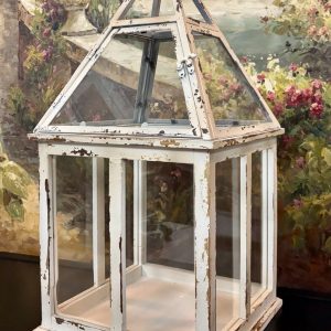 VINTAGE WHIM TERRARIUM, 22.85"H, 9.0W x 22.85"H