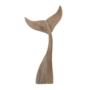 WHALE TALE DECOR, 20.5X4.5X39.5" *SHIPS PALLET ONLY*