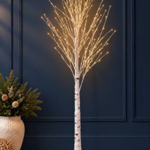 7' BIRCH TREE, 240 LED'S