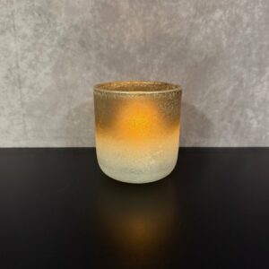 DESERT SANDS VOTIVE HOLDER 3.75X3.75X4"